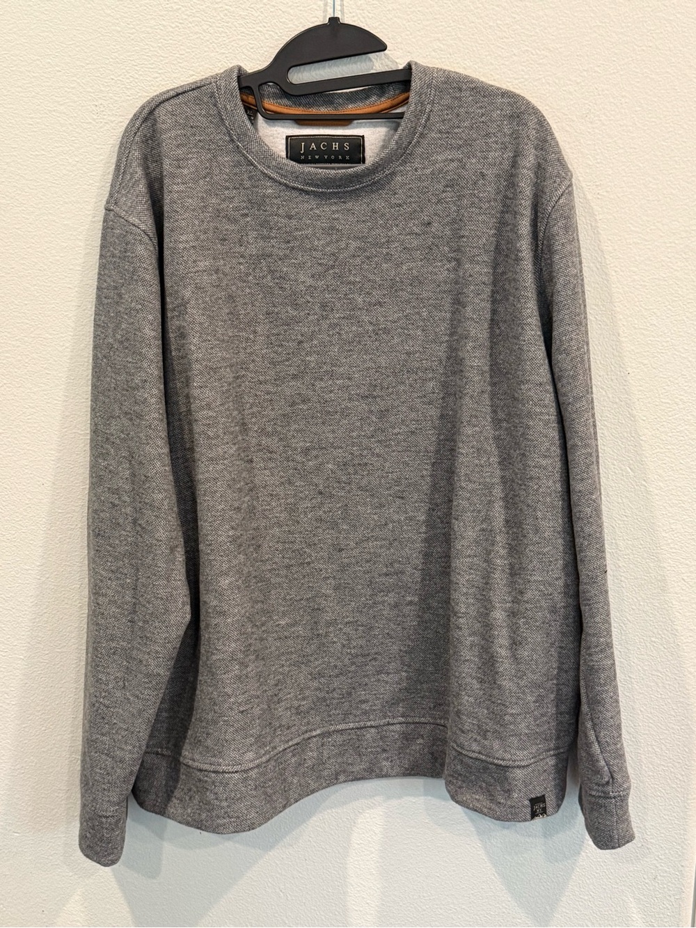 Jachs New York Men's XL Crew Neck Long Sleeve Fleece Sweatshirt Sweater